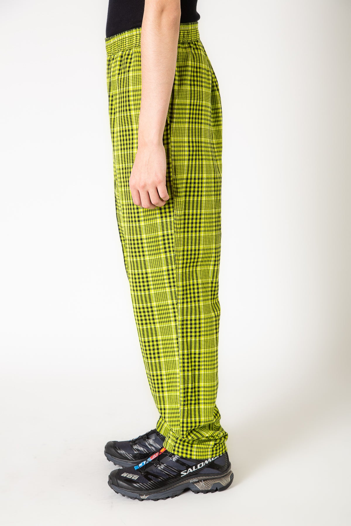 NOMARHYTHM TEXTILE | GINGHAM CHECK EASY PANTS
