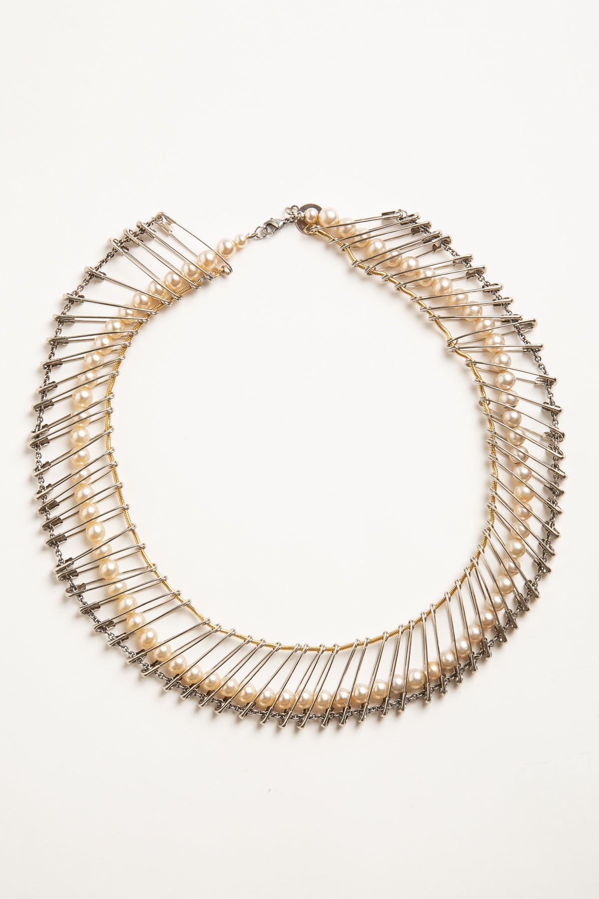 TOM BINNS | PEARL PIN PUNK NECKLACE - MAXFIELD LA