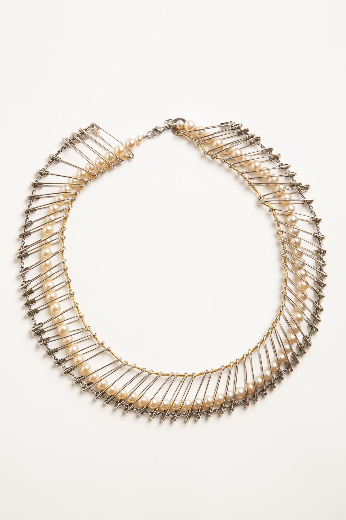 TOM BINNS | PEARL PIN PUNK NECKLACE