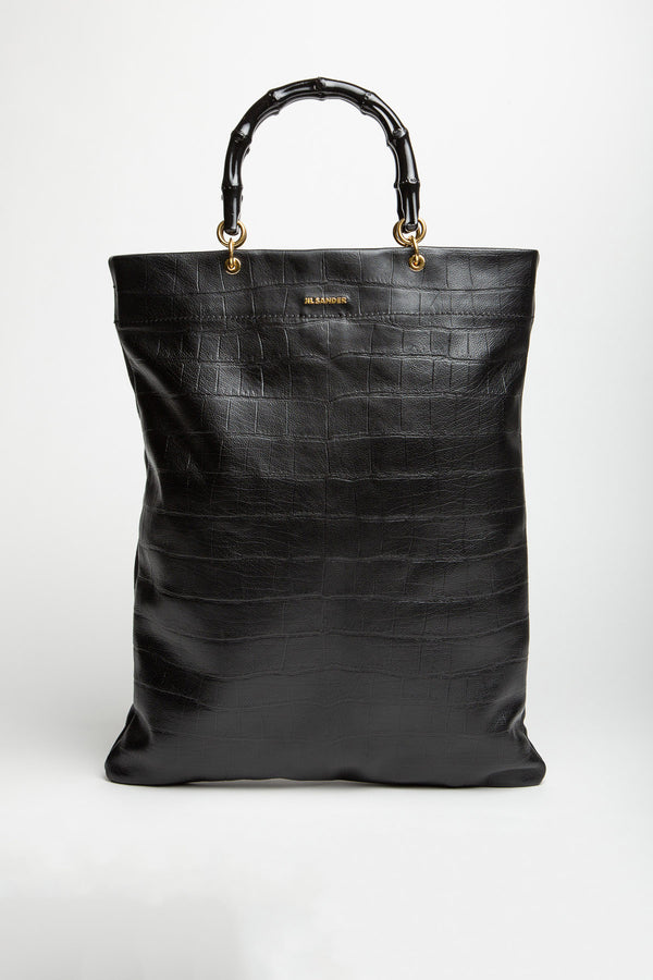 JIL SANDER | MEDIUM BAMBOO HANDLE SHOPPER BAG