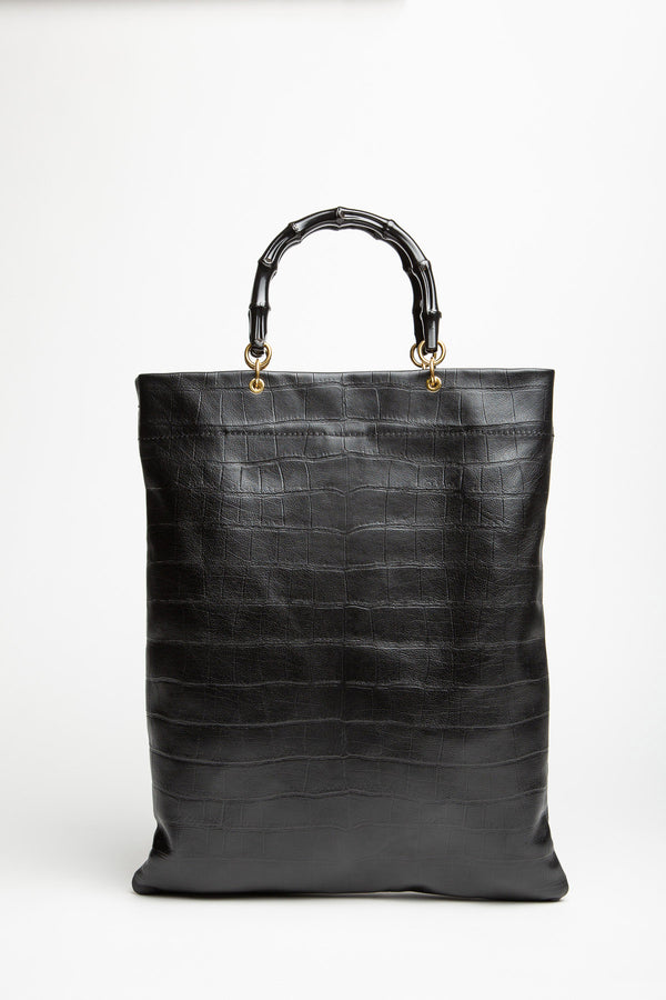 JIL SANDER | MEDIUM BAMBOO HANDLE SHOPPER BAG