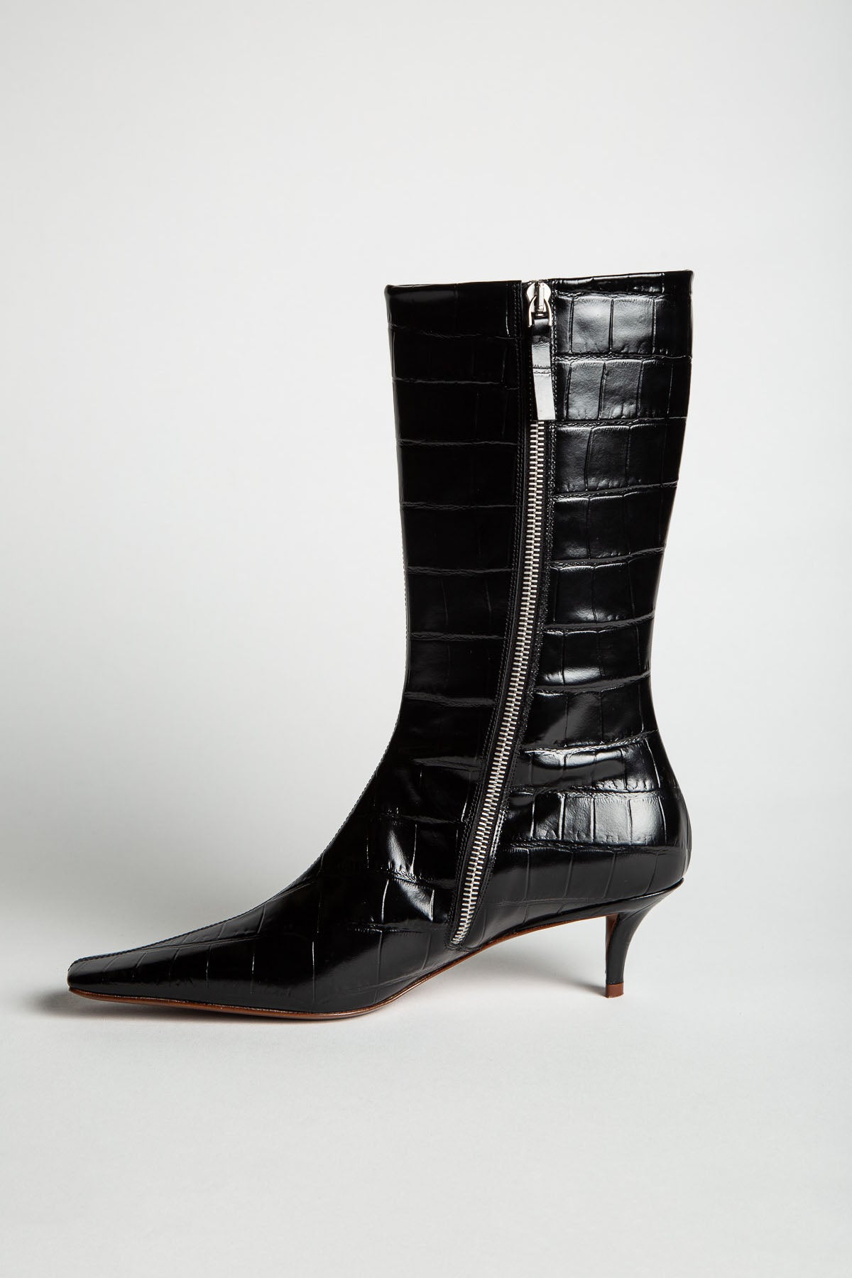 JIL SANDER | POINTY TOE HALF BOOTS - MAXFIELD LA