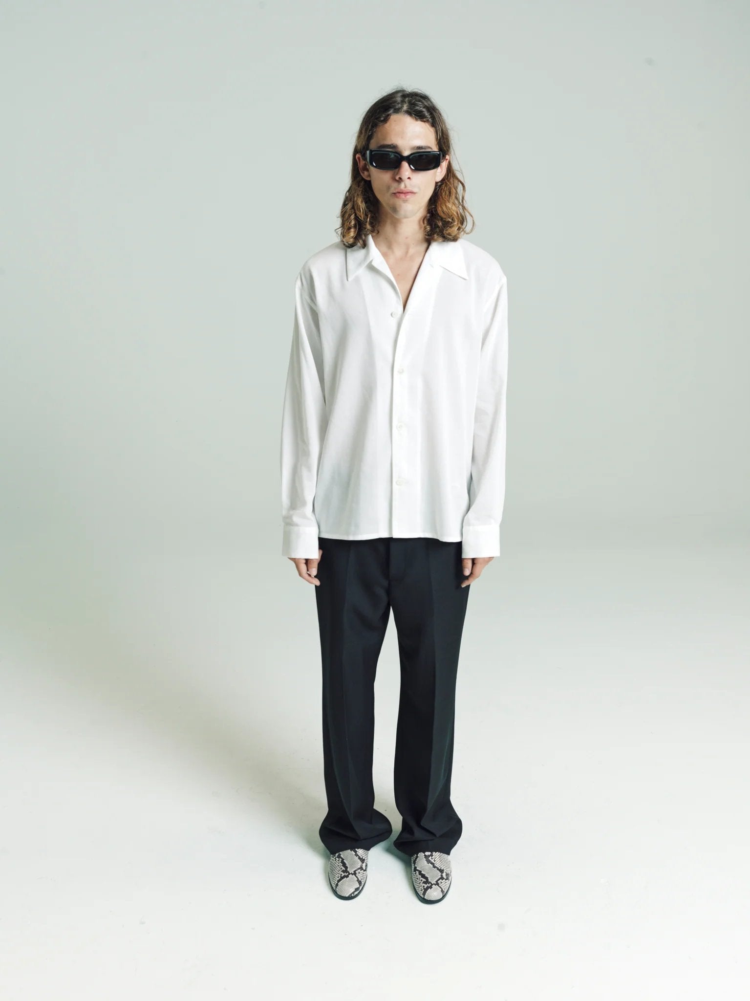 SECOND/LAYER | RELAXED LONG SLEEVE SHIRT
