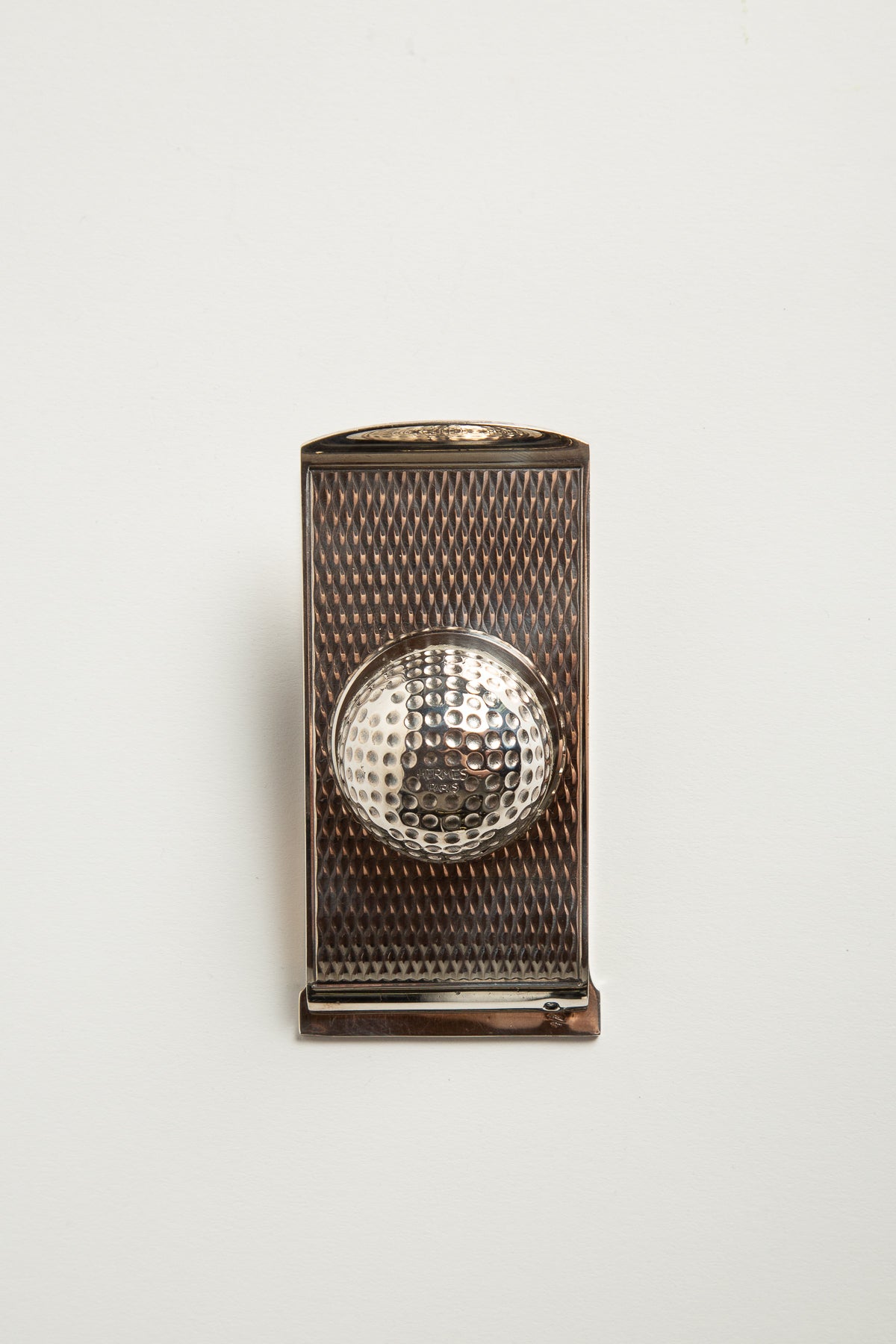 HERMÈS | 1960'S SILVER GOLF BALL PAPER CLIP