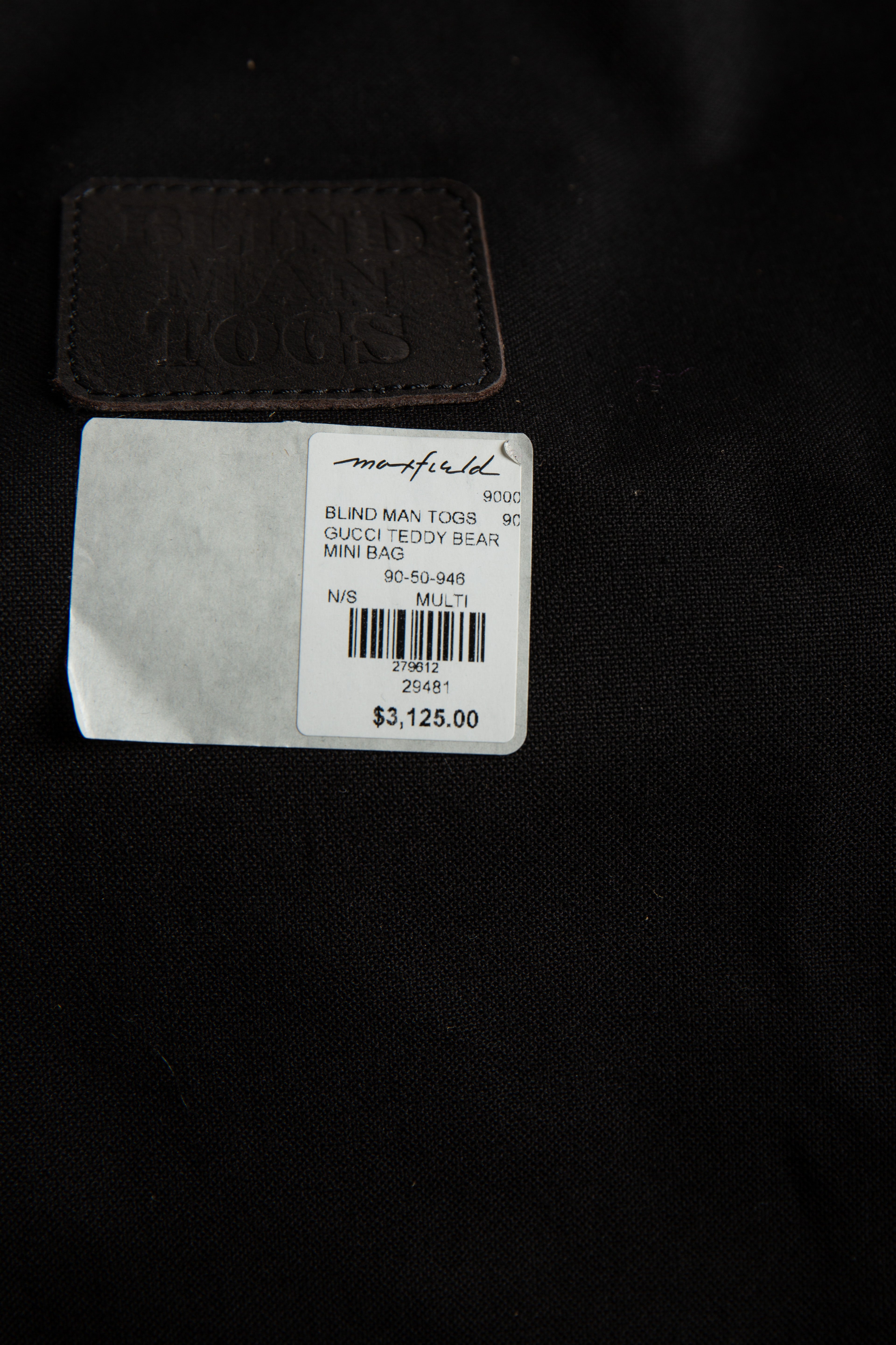 BLIND MAN TOGS | TEDDY BEAR