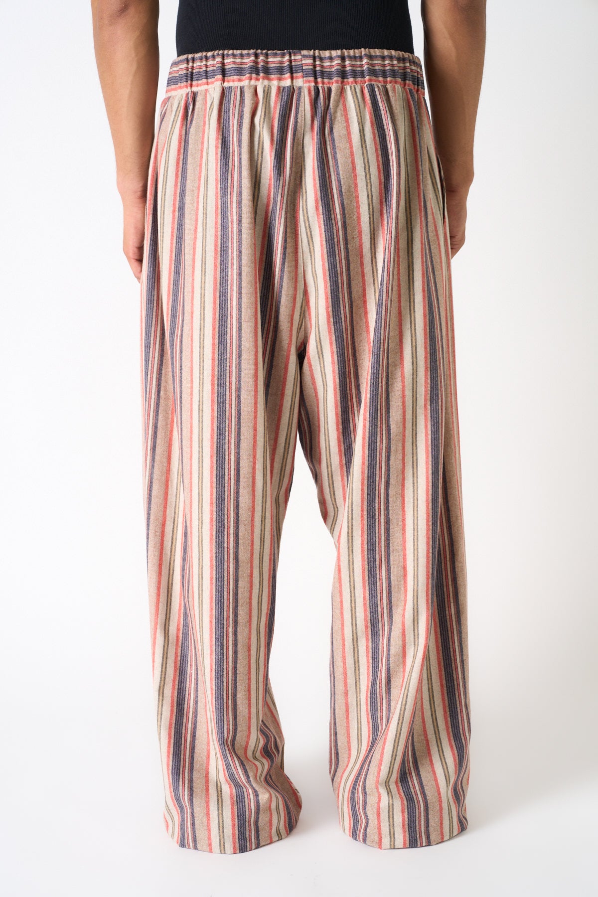 THE ELDER STATESMAN | LEISURE STRIPE PANTS - MAXFIELD LA