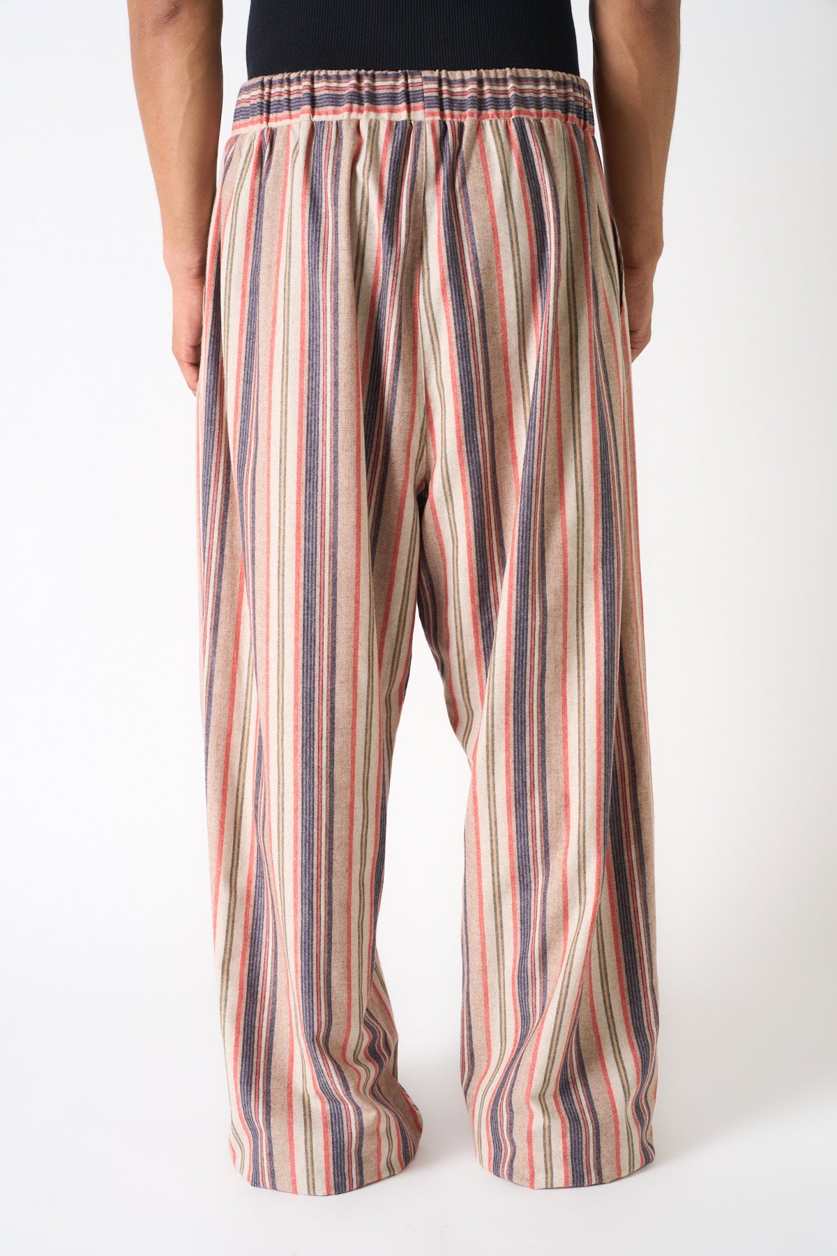 THE ELDER STATESMAN | LEISURE STRIPE PANTS