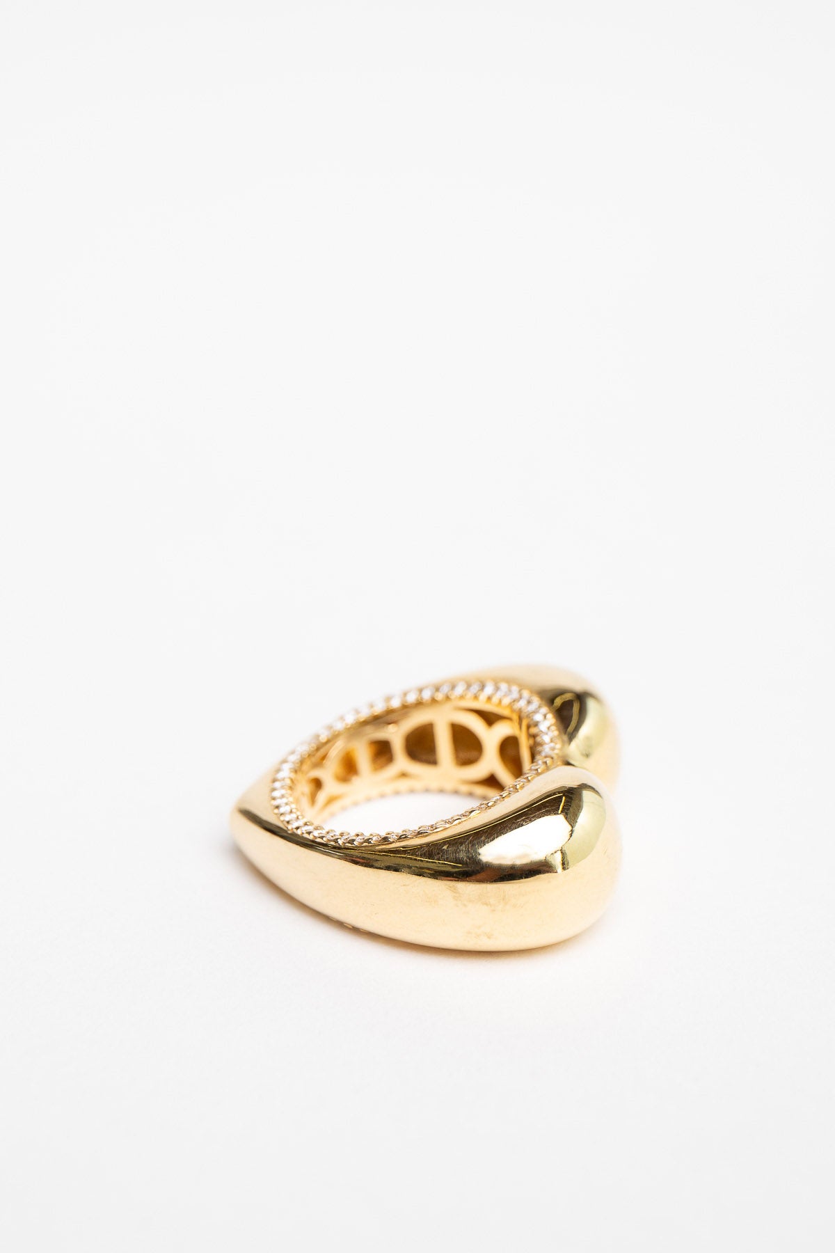 MAUD JEWELRY | 18K GOLD 1CT DIAMOND HEART RING