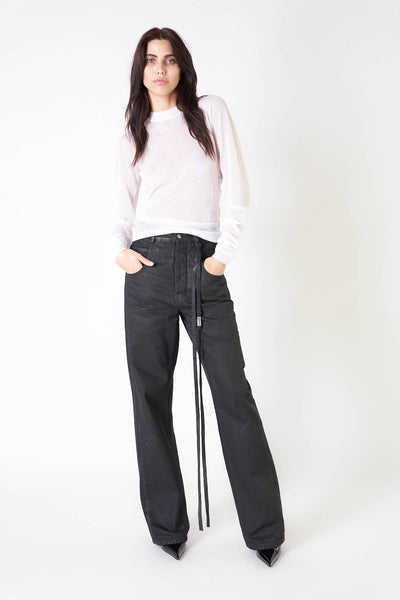 Ann Demeulemeester ブラックカットソーベスト XXS ANN DEMEULEMEESTER | ジレ ブラック レディース | YOOX