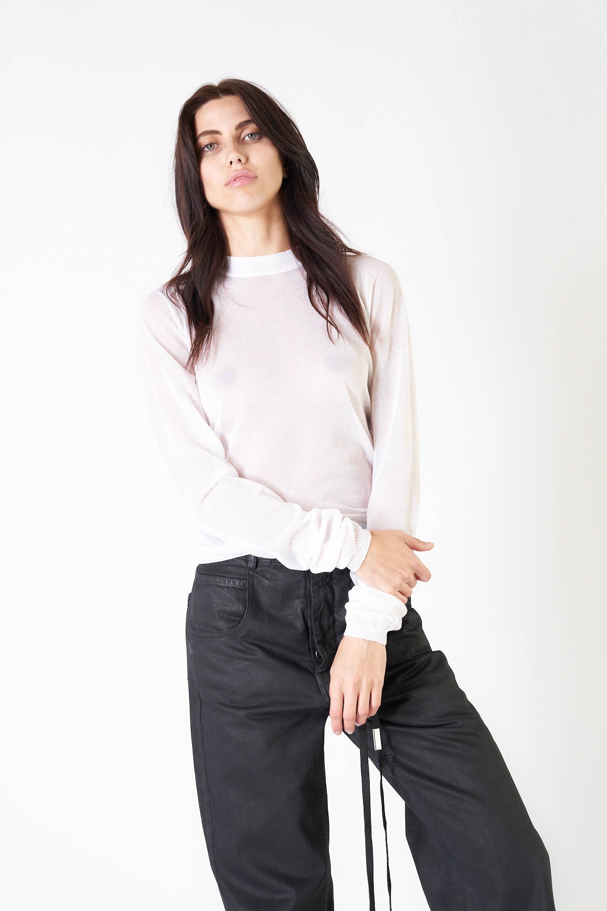 ANN DEMEULEMEESTER | BETSY LONG SLEEVE T-SHIRT - MAXFIELD LA
