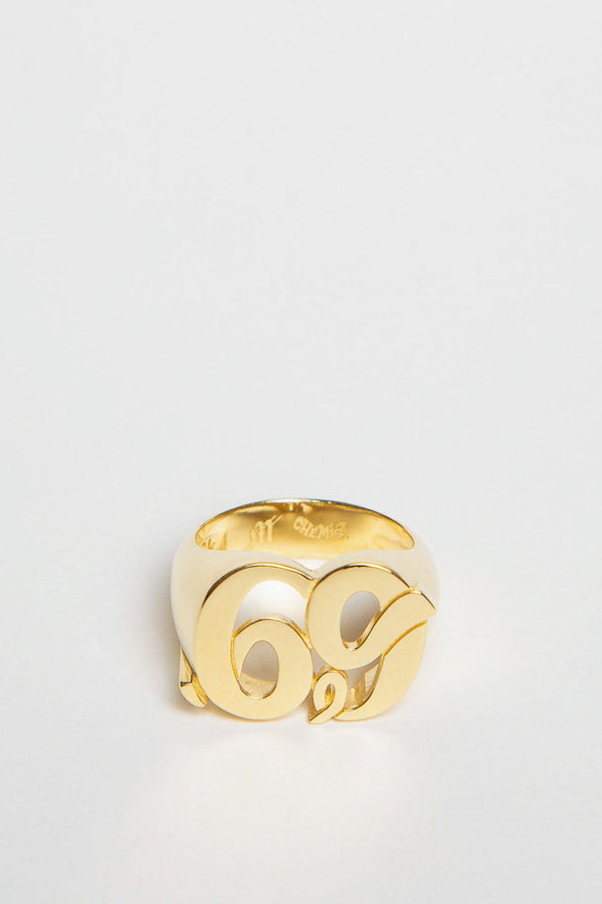 CHEMIST | YELLOW GOLD L FACE 69 RING