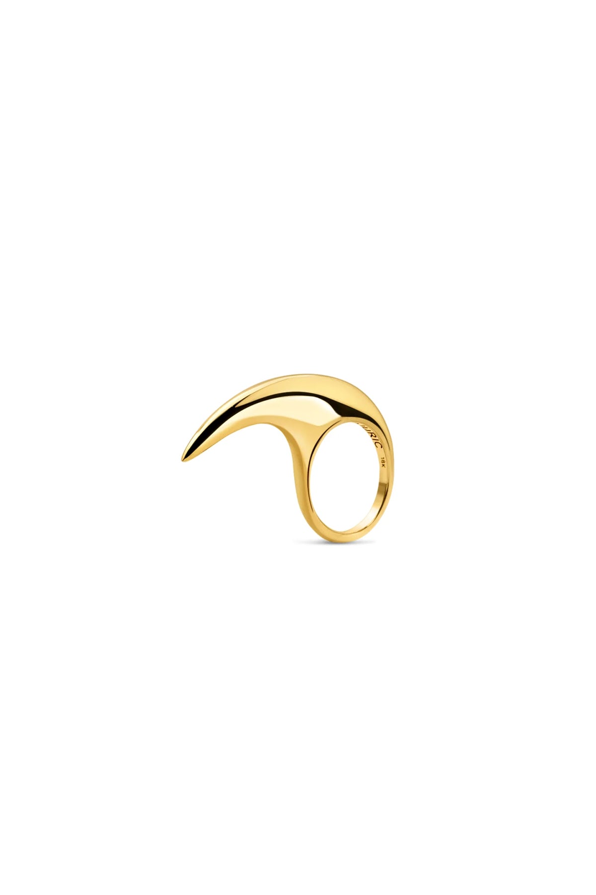 JOVANA DJURIC | MEDIUM YELLOW GOLD SLICE RING - MAXFIELD LA