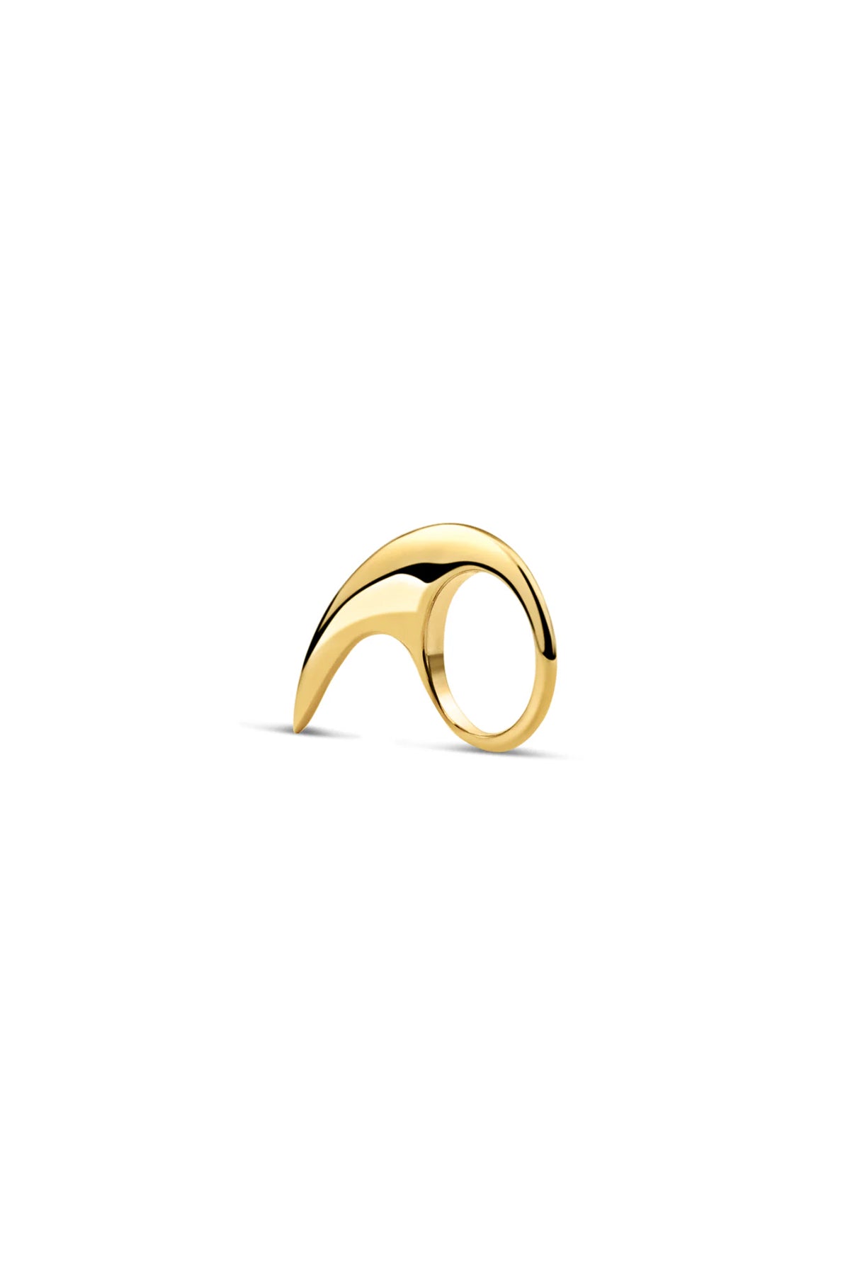 JOVANA DJURIC | MEDIUM YELLOW GOLD SLICE RING - MAXFIELD LA