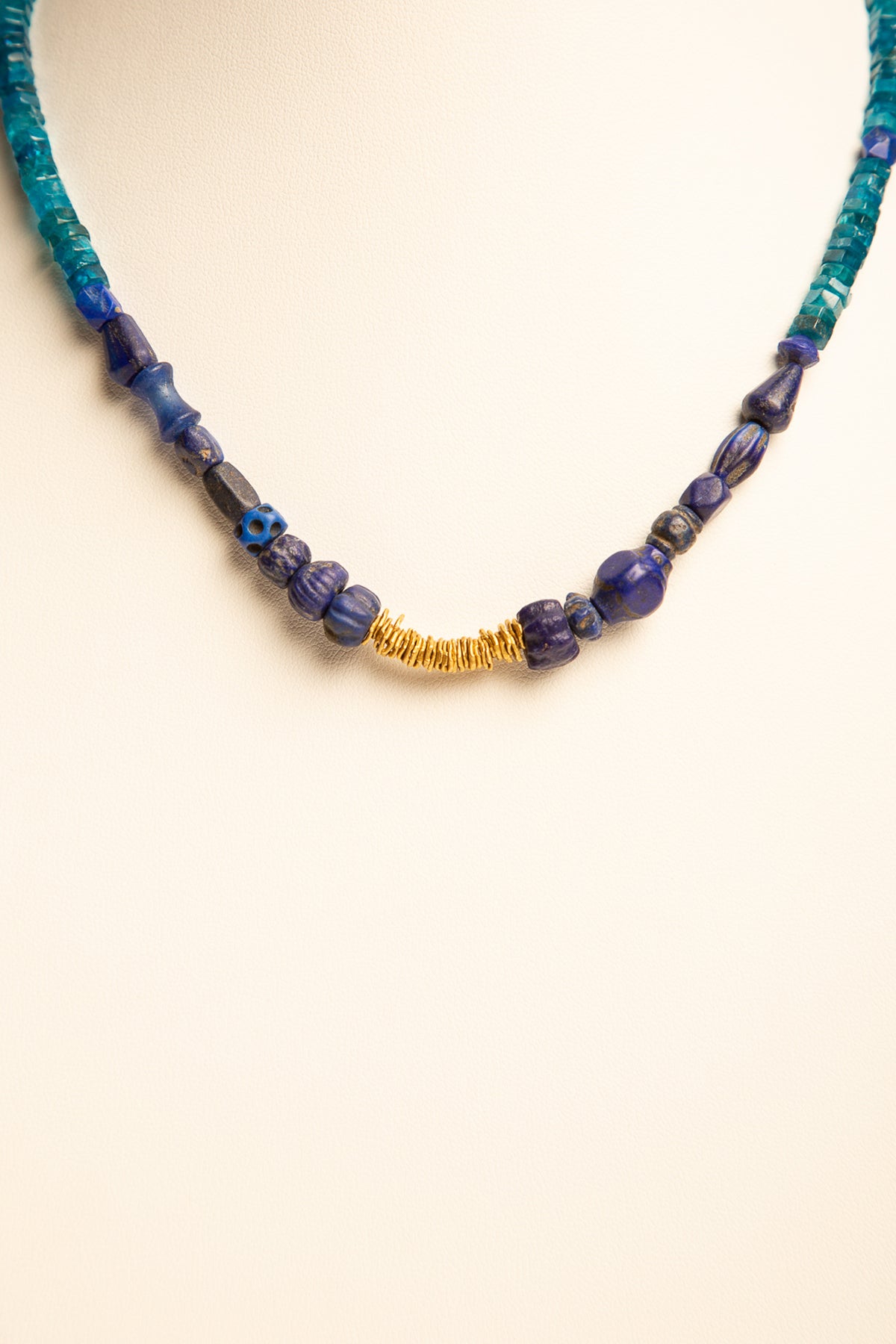 ELI HALILI | APATITE/LAPIS NECKLACE