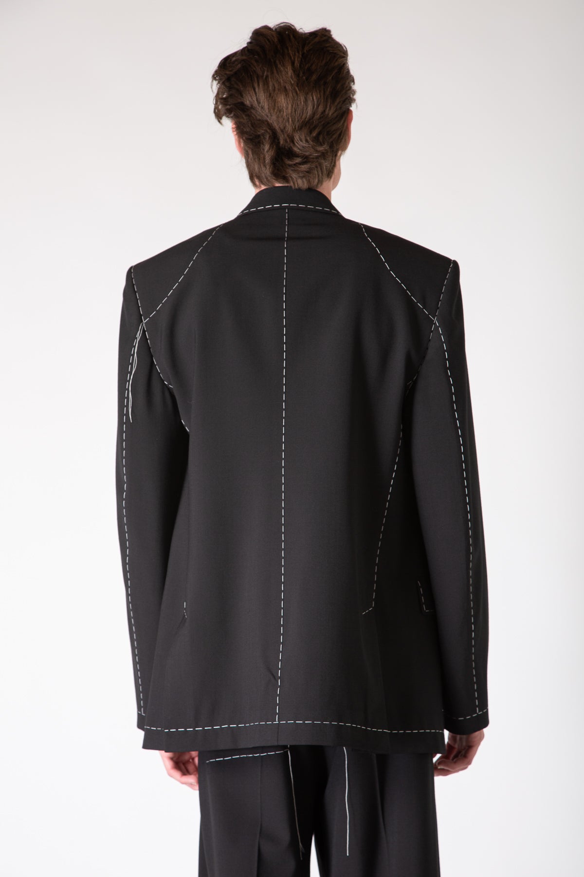 OFF-WHITE | BODY STITCH DOUBLE BREASTED JACKET - MAXFIELD LA