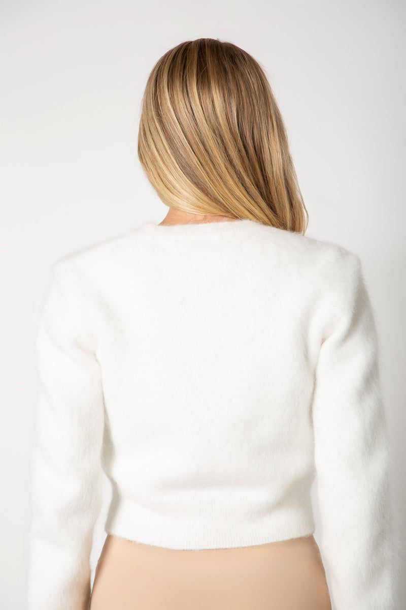 MAISON MARGIELA | CROPPED KNIT CARDIGAN