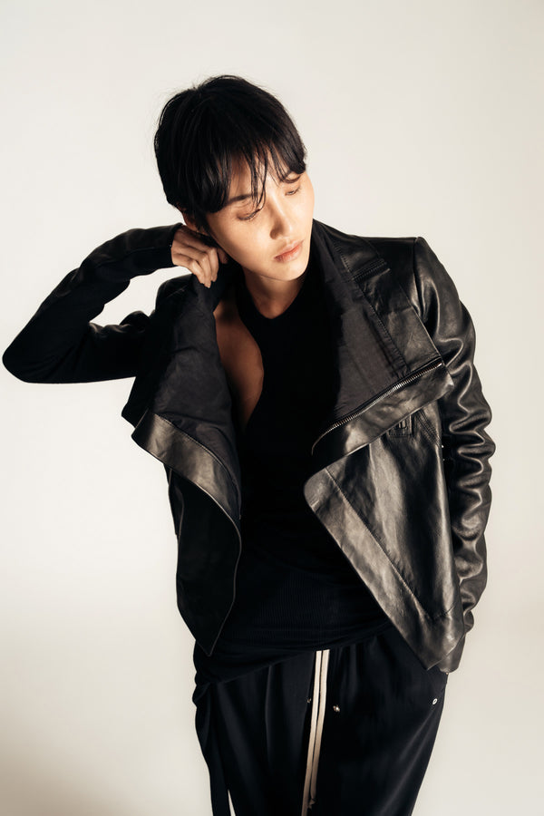 RICK OWENS | CLASSIC LEATHER BIKER JACKET