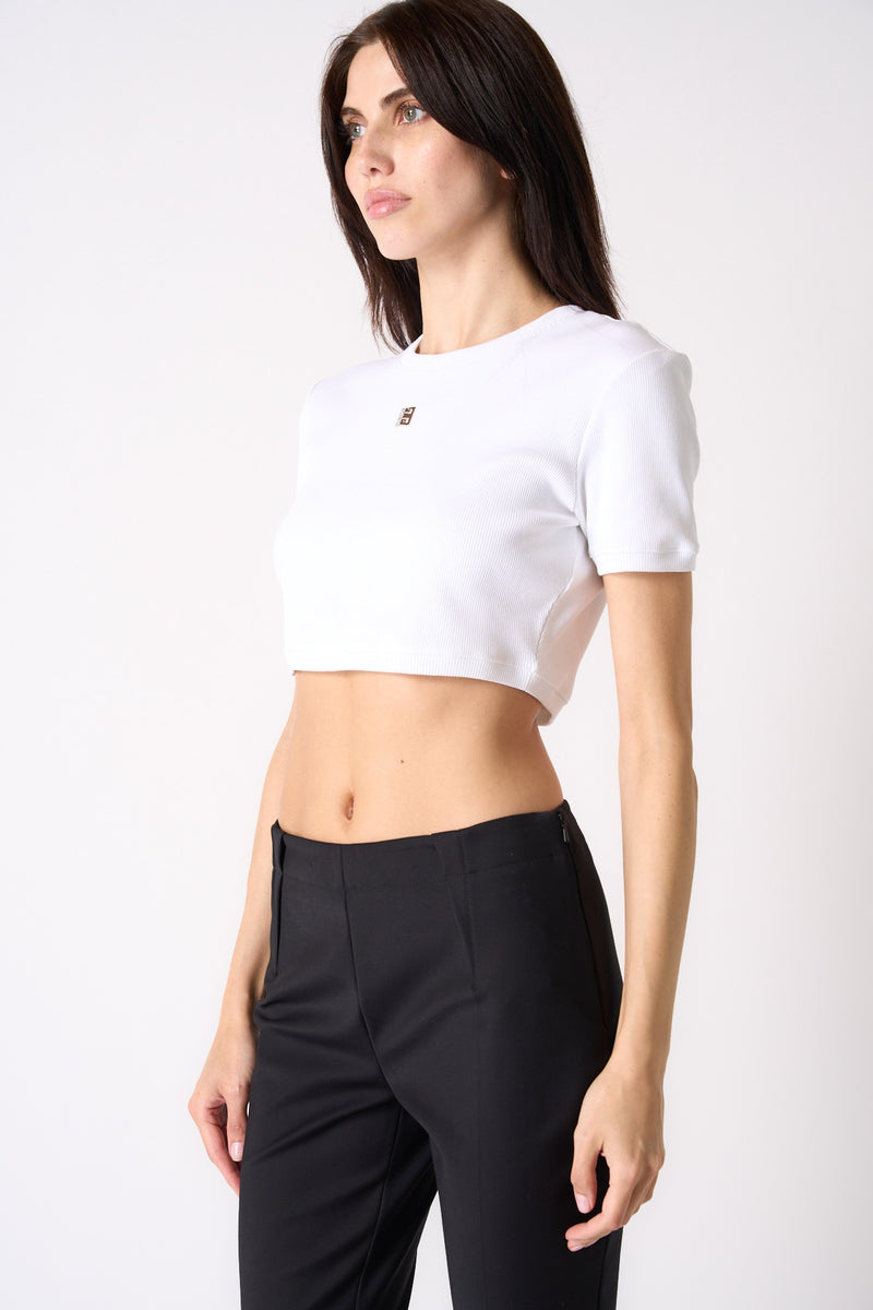 GIVENCHY | CROP RINGER TEE
