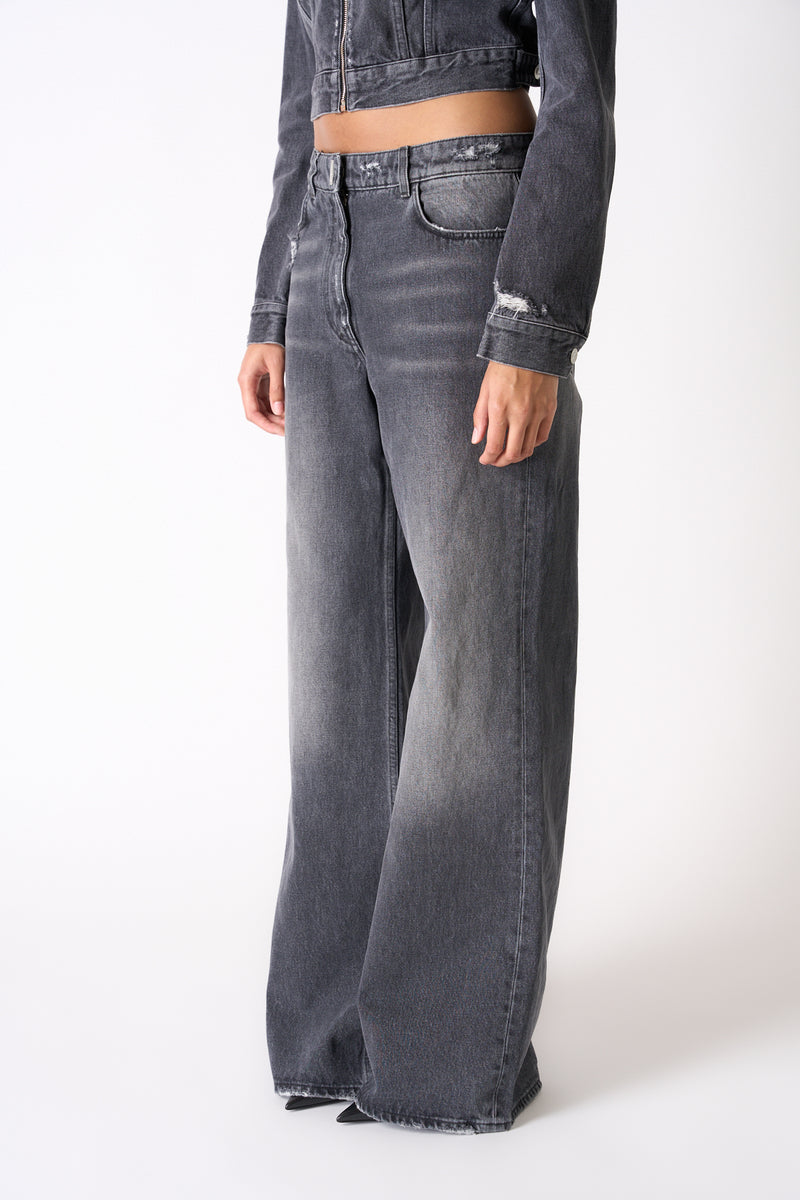 GIVENCHY | EXTRA WIDE LEG JEANS