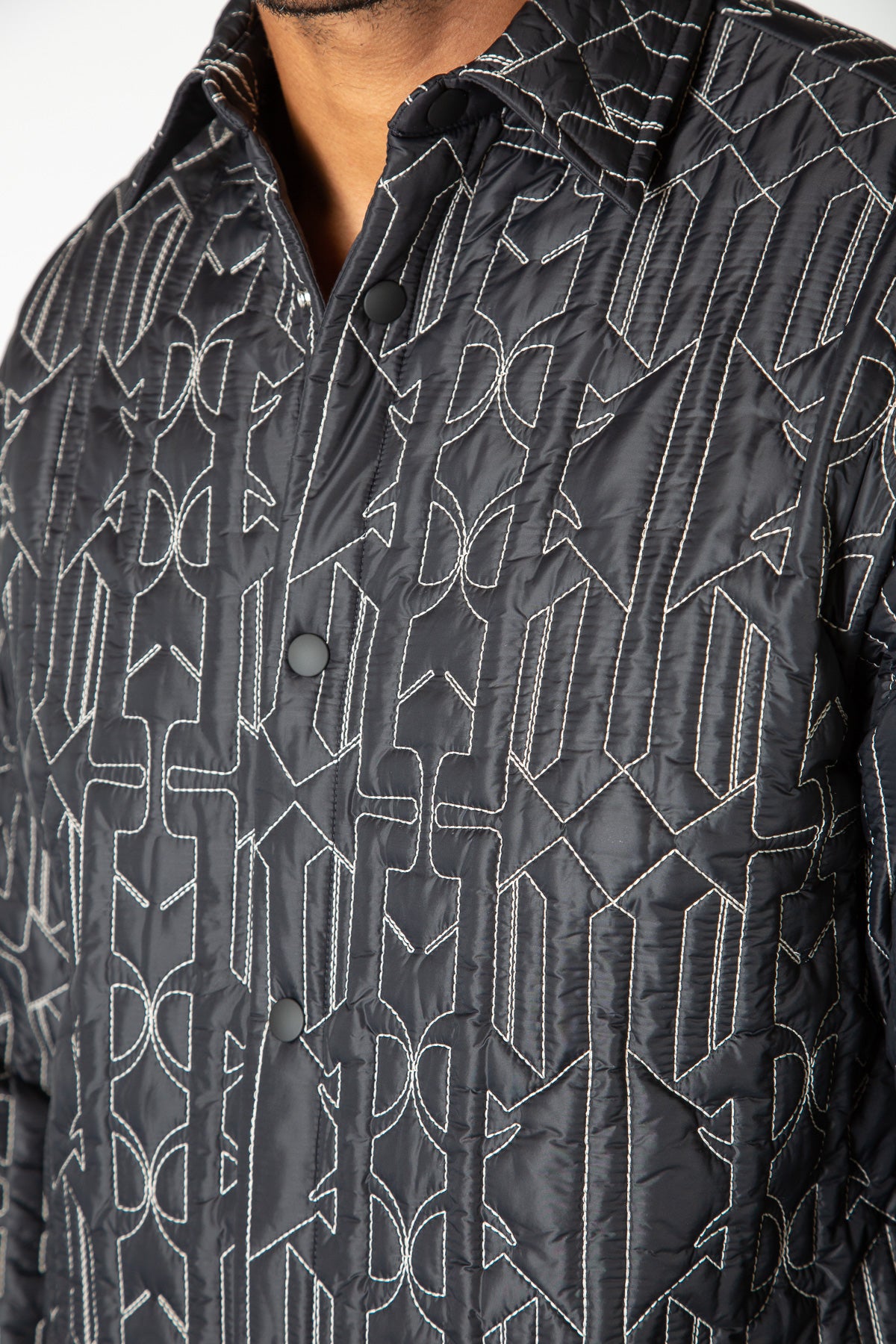 PALM ANGELS | MONOGRAM QUILTED OVERSHIRT