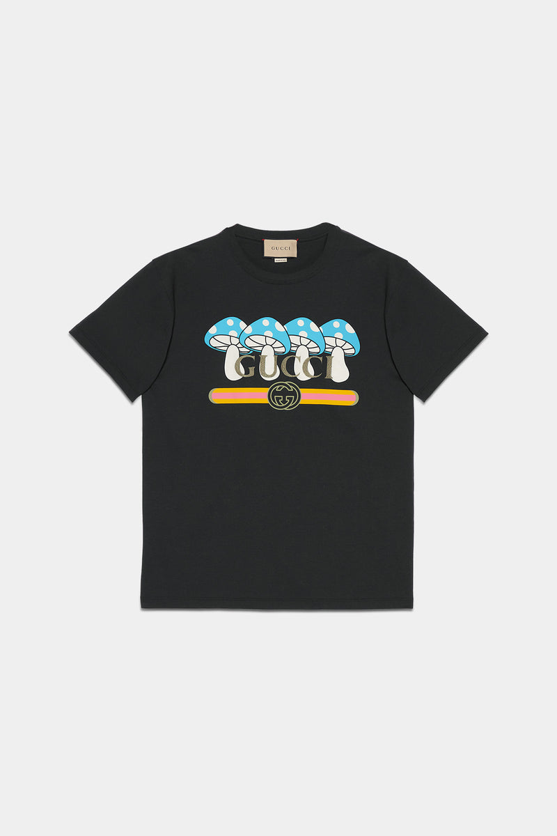 GUCCI | COTTON JERSEY T-SHIRT WITH PRINT