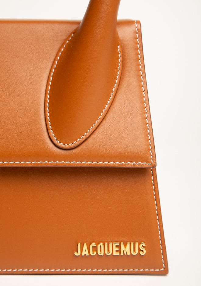 Jacquemus Light Brown Leather Le Grand Chiquito with Strap
