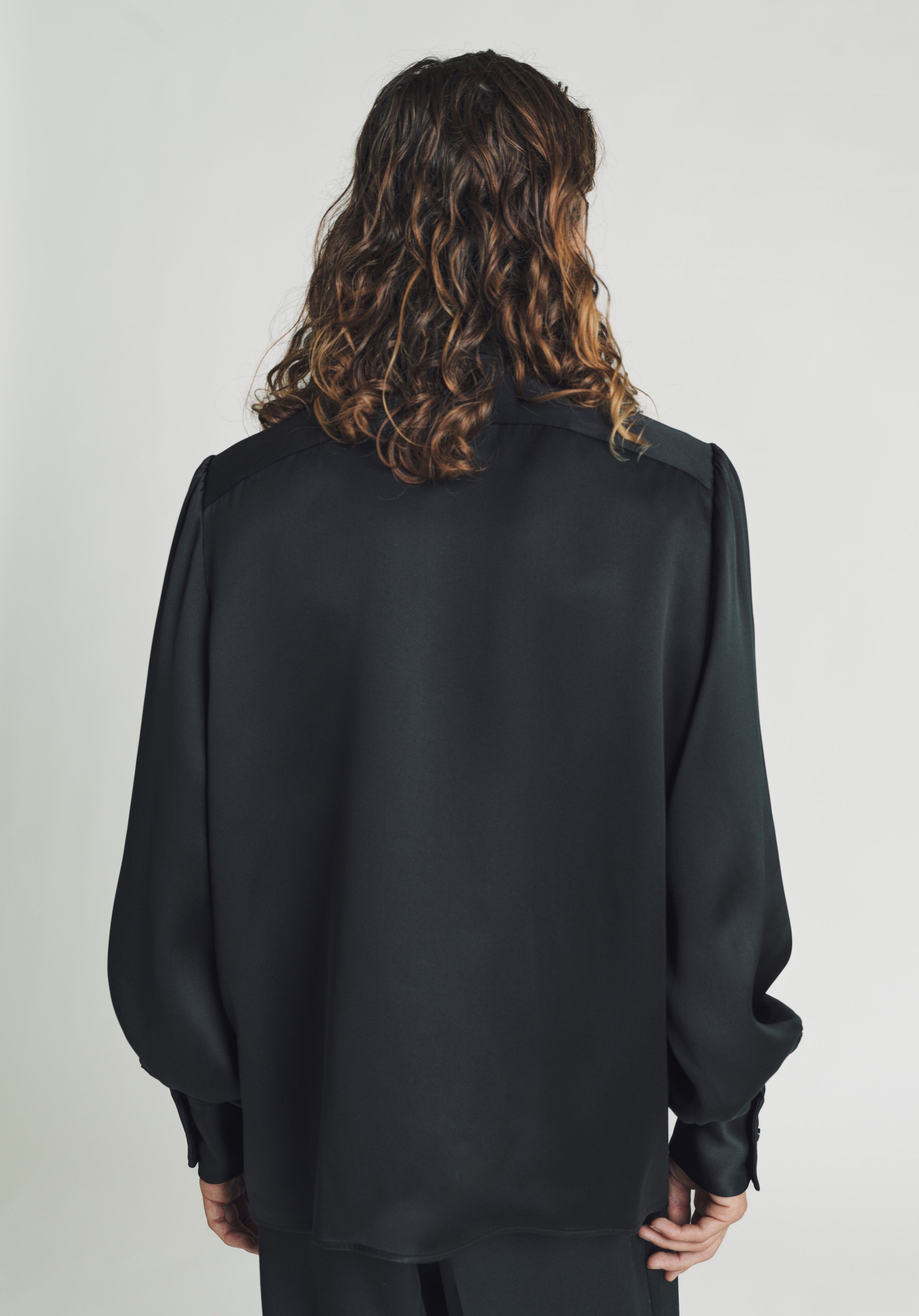 SAINT LAURENT | SILK LONG SLEEVE SHIRT