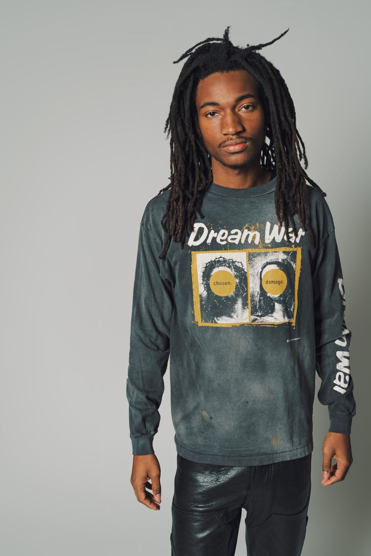SAINT MICHAEL | DREAM WAR LONG SLEEVE TEE - MAXFIELD LA