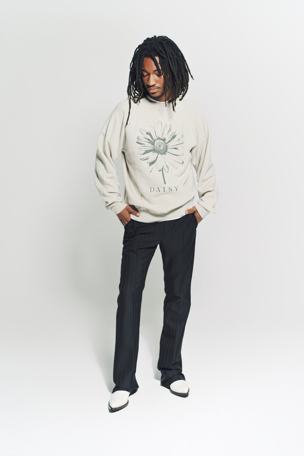 SAINT MICHAEL | DAISY CREWNECK - MAXFIELD LA