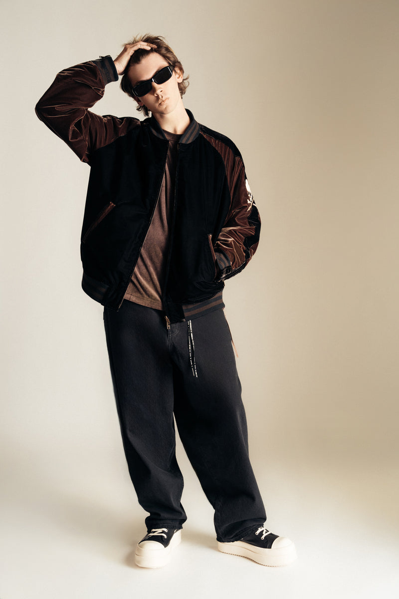 MASTERMIND | VELOUR BOMBER JACKET