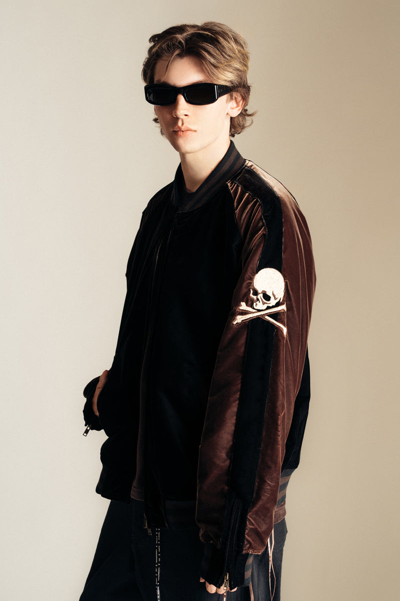 MASTERMIND | VELOUR BOMBER JACKET