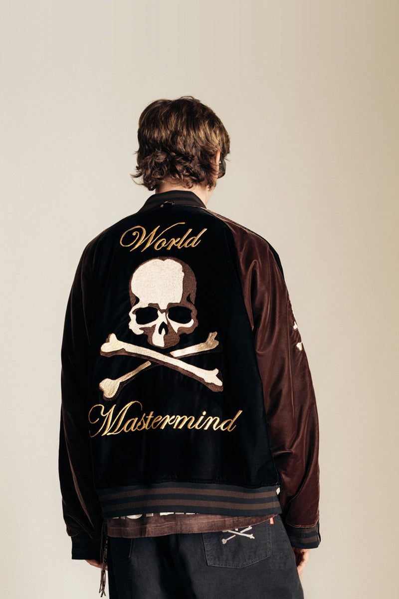 MASTERMIND | VELOUR BOMBER JACKET