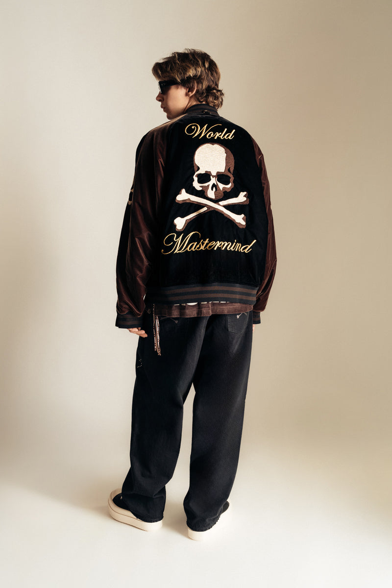 MASTERMIND | VELOUR BOMBER JACKET