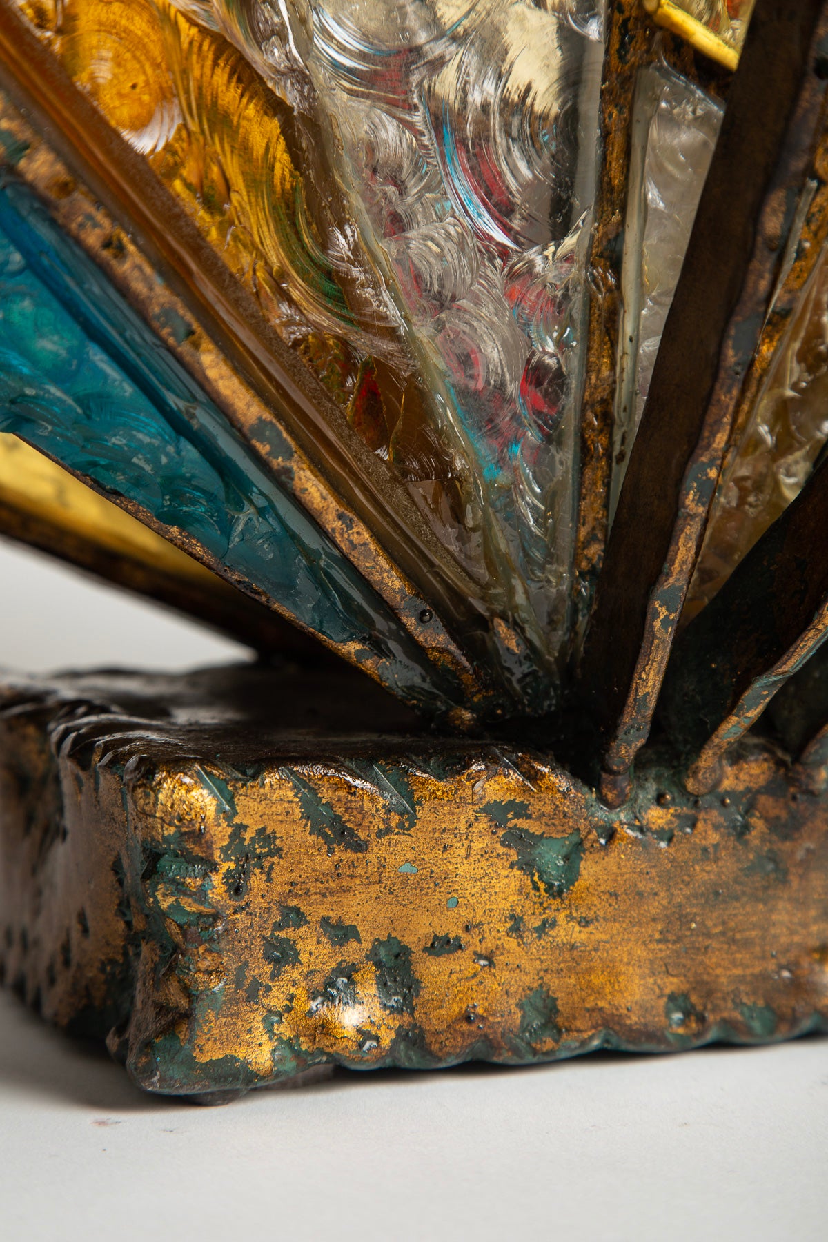 MAXFIELD PRIVATE COLLECTION | 1960'S BRUTALIST POLIARTE TABLE LAMP - MAXFIELD LA