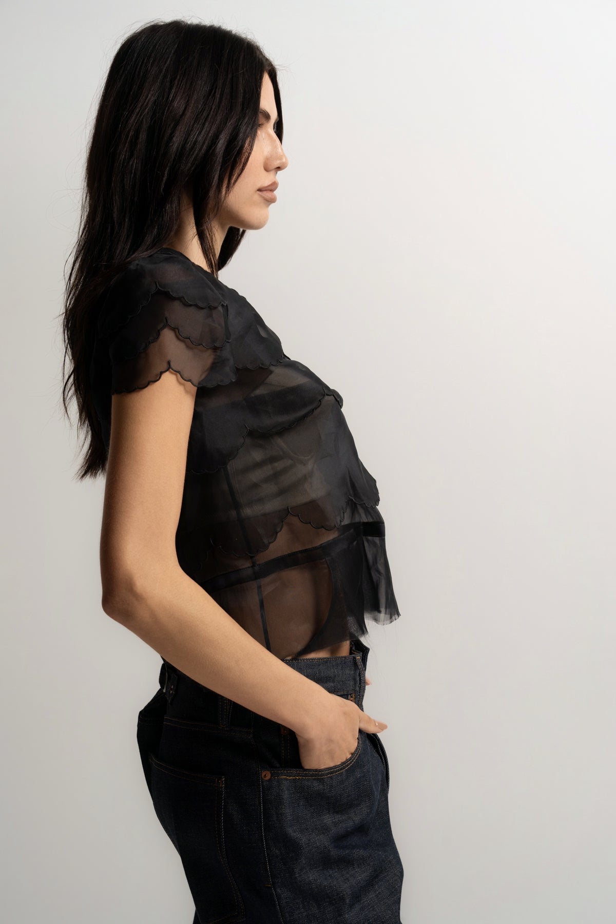 MAISON MARGIELA | SHORT SLEEVE TOP - MAXFIELD LA