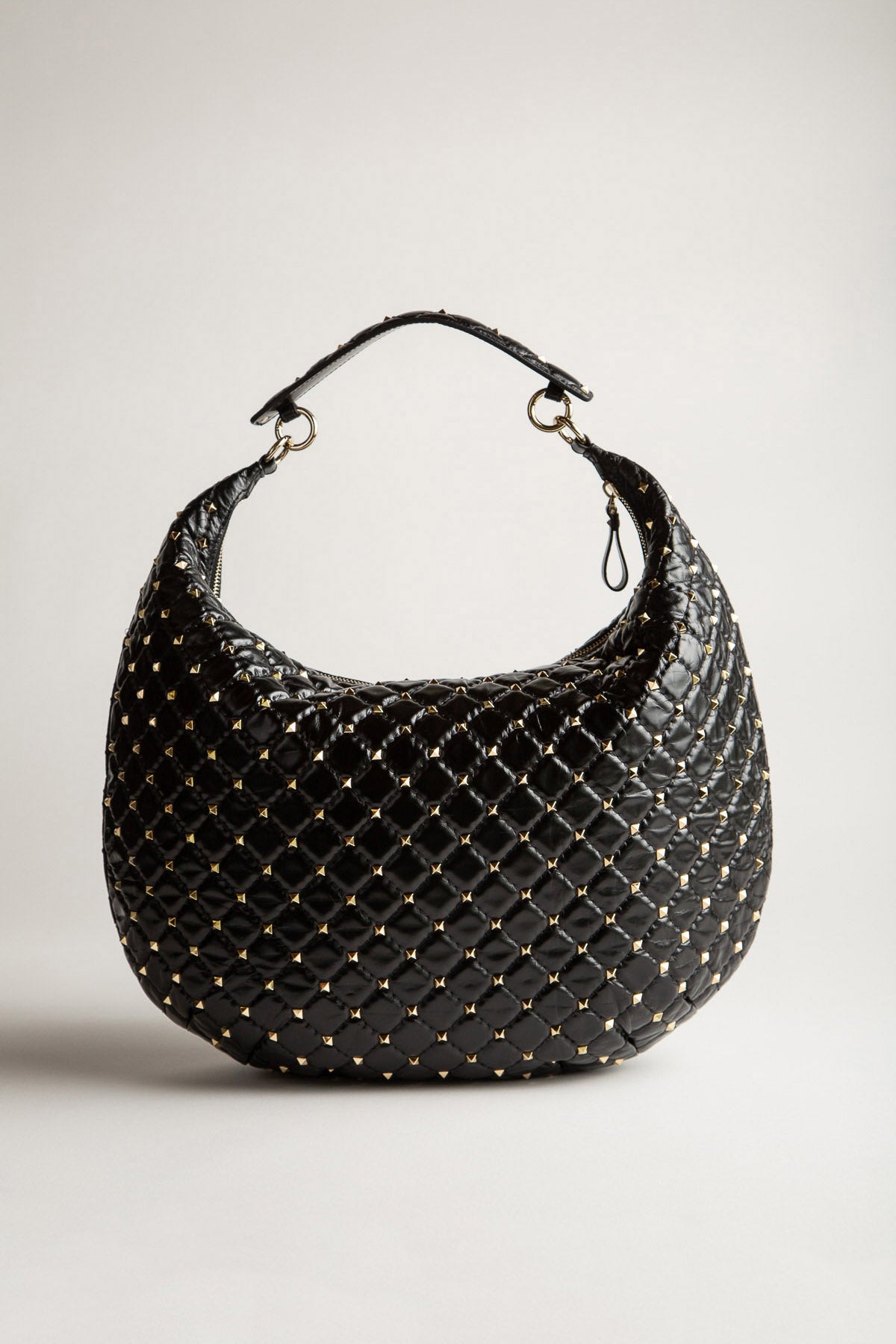 Women's Small Leather 'rockstud Spike' Hobo Bag by Valentino Garavani