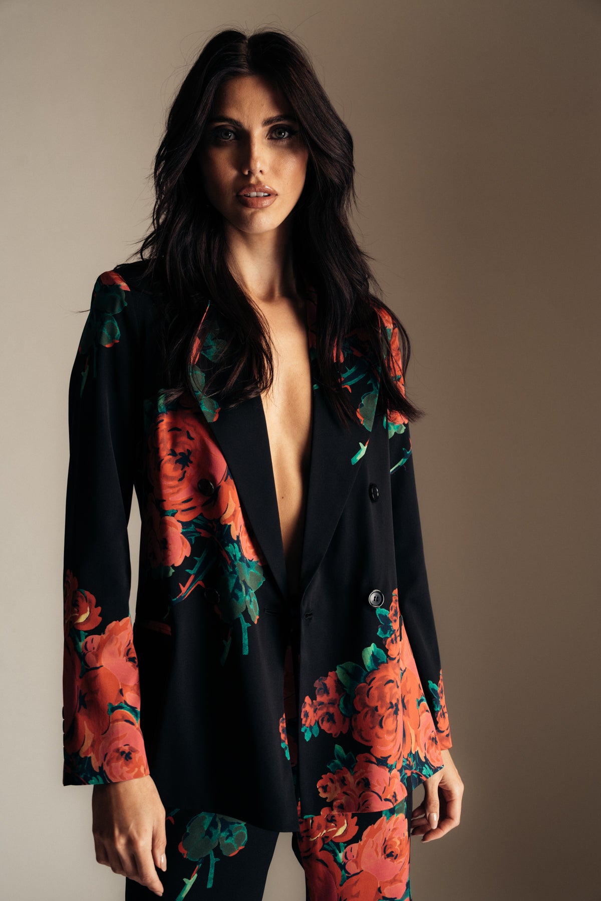 LIBERTINE | 'SEVILLE ROSE' DOUBLE BREASTED JACKET
