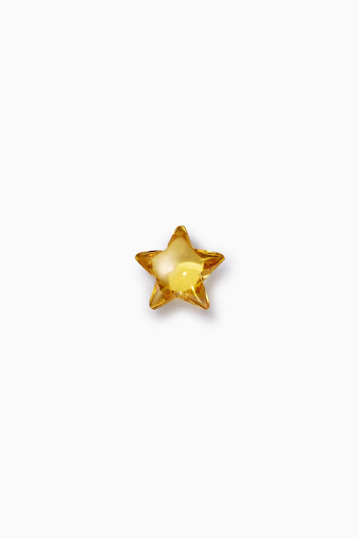LOQUET LONDON | YELLOW SAPPHIRE STAR CHARM - MAXFIELD LA