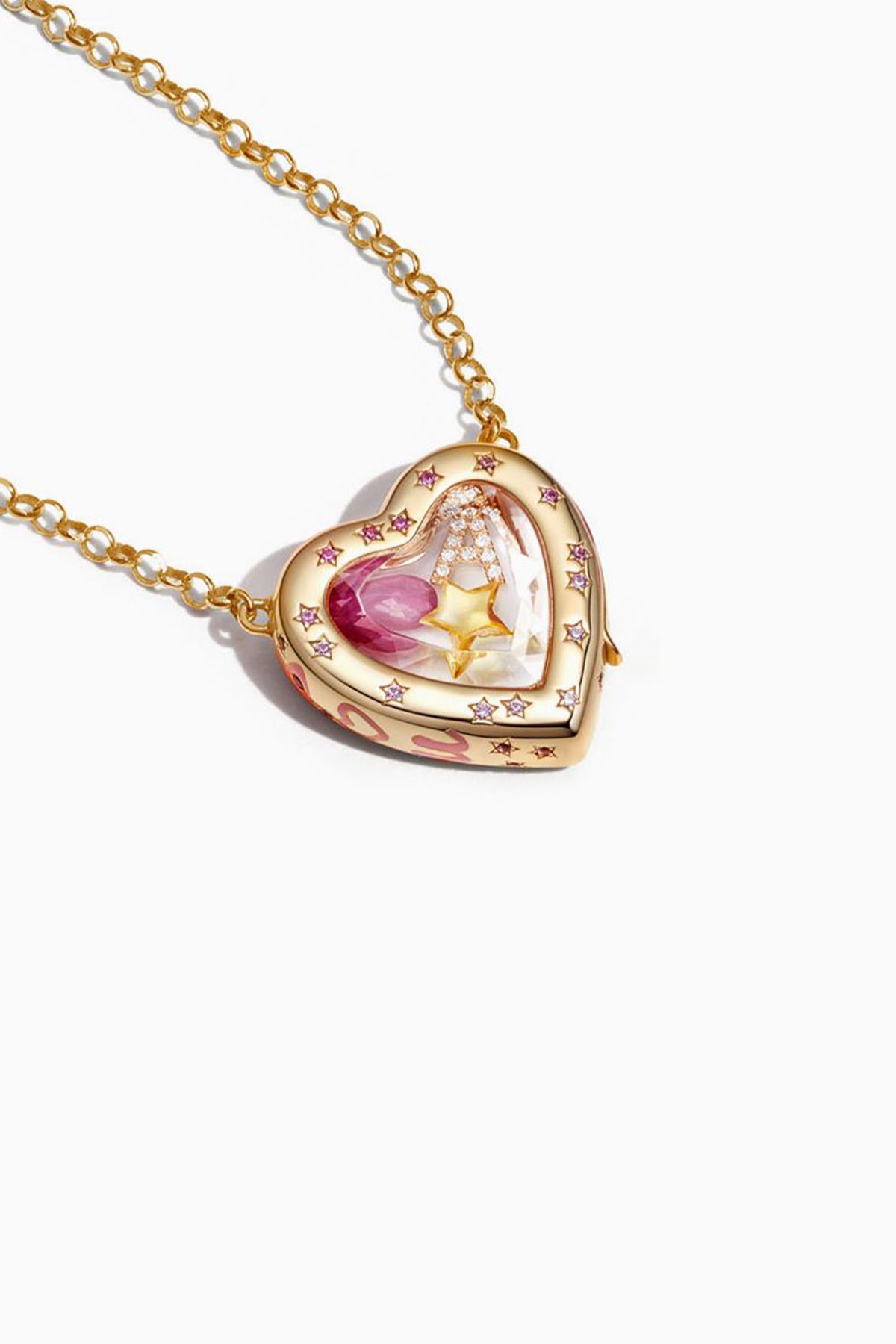 LOQUET LONDON | YELLOW SAPPHIRE STAR CHARM - MAXFIELD LA
