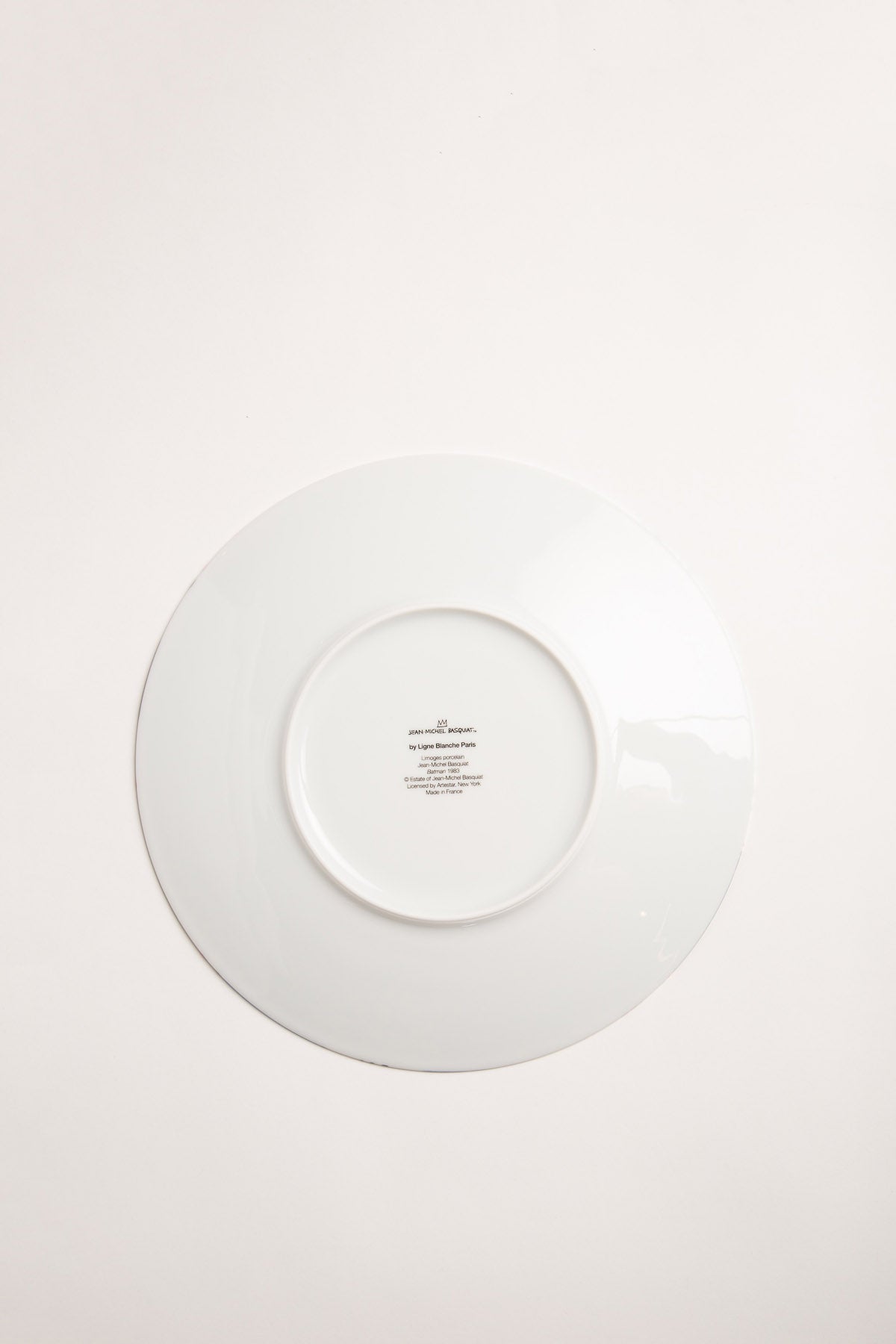 LIGNE BLANCHE | BASQUIAT LARGE BATMAN PLATE