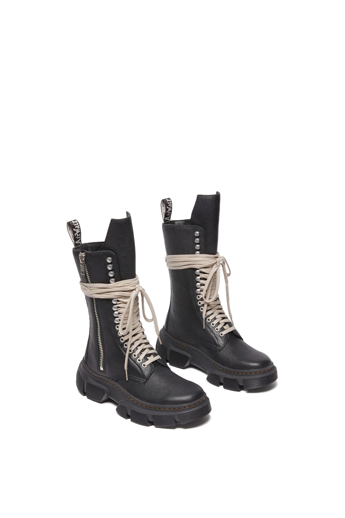 RICK OWENS | WOMENS 1918 CALF LENGTH DMXL BOOT CALF LENGTH BOOTS - MAXFIELD LA