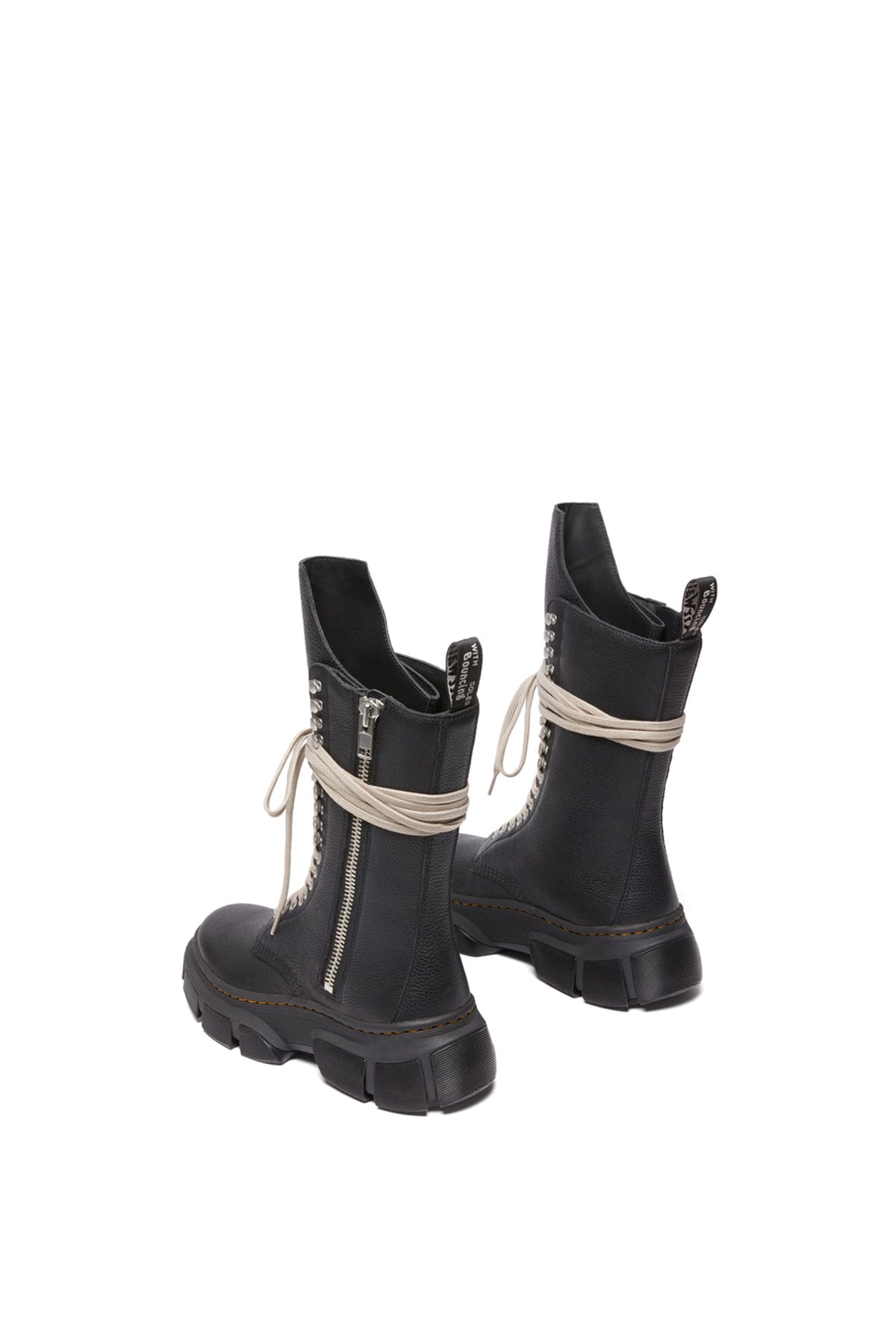 RICK OWENS | WOMENS 1918 CALF LENGTH DMXL BOOT CALF LENGTH BOOTS - MAXFIELD LA