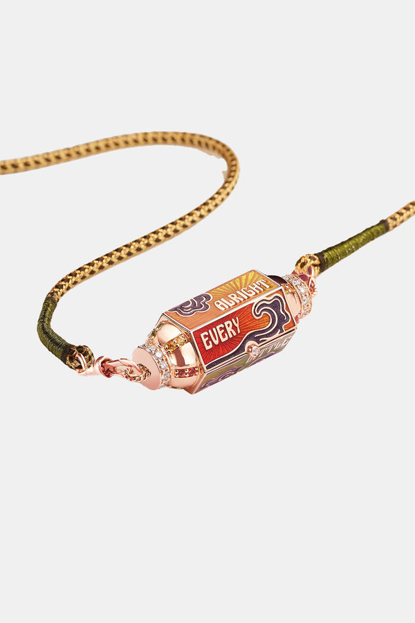 MARIE LICHTENBERG | 18K ROSE GOLD BLUNT BOX NECKLACE
