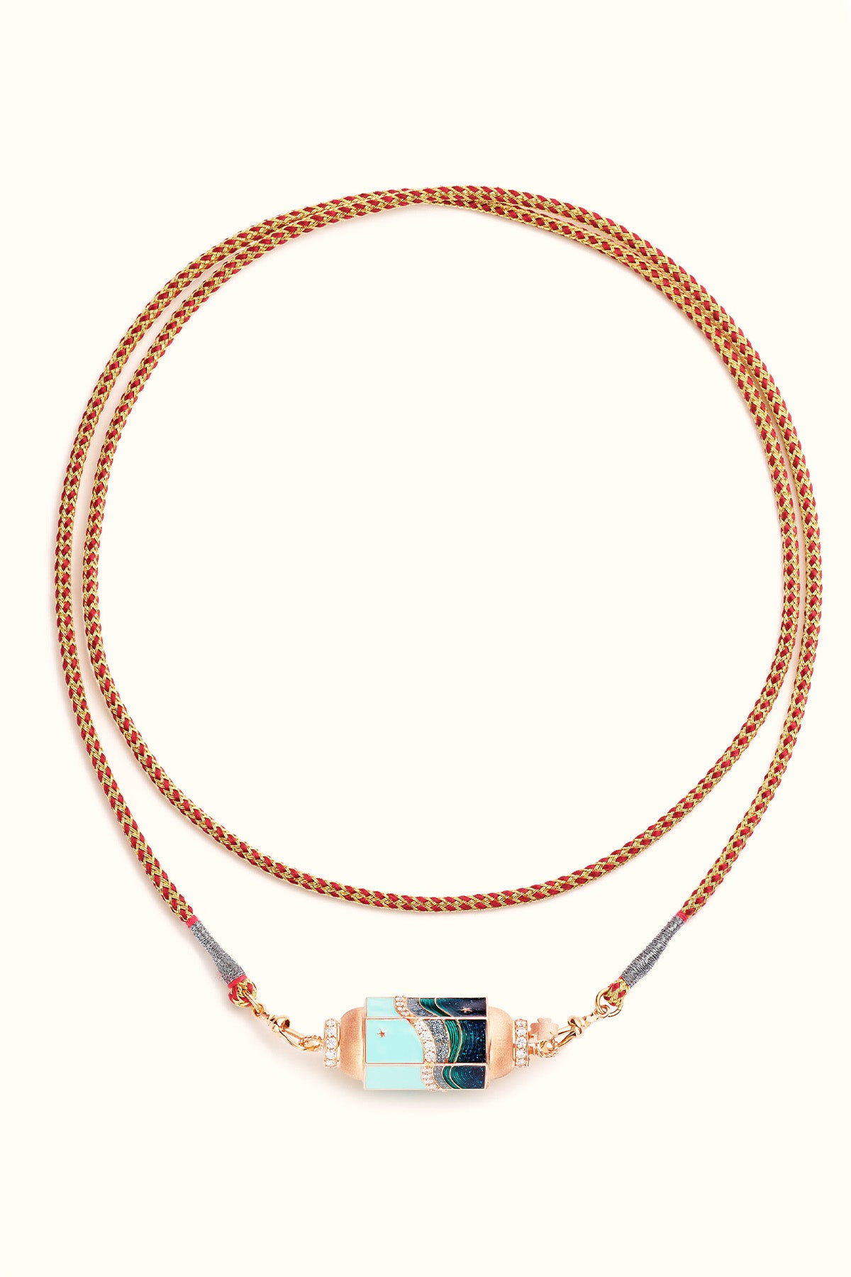 MARIE LICHTENBERG | 18K ROSE GOLD MILKY WAY DIAMOND NECKLACE