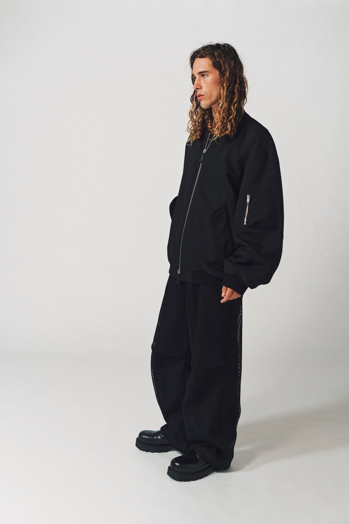 JIL SANDER | NET TROUSERS - MAXFIELD LA