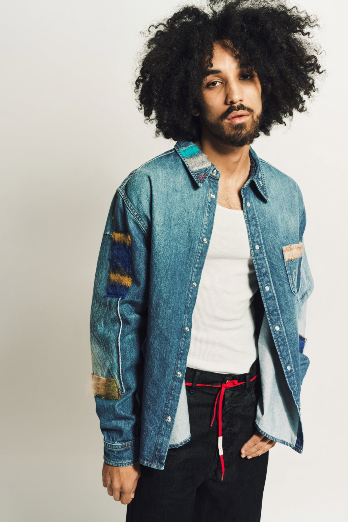 MARNI | DENIM LONG SLEEVE SHIRT - MAXFIELD LA