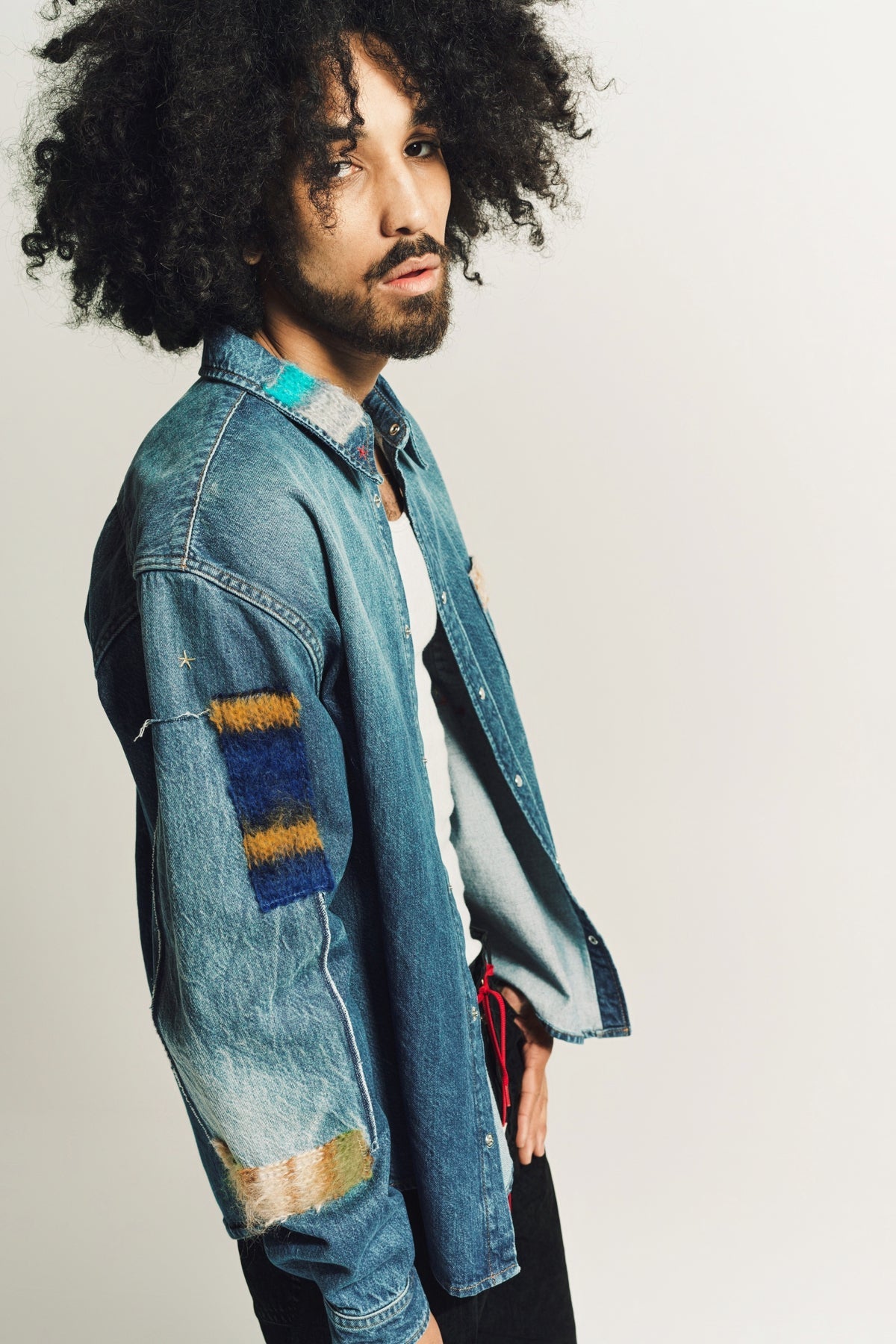 MARNI | DENIM LONG SLEEVE SHIRT - MAXFIELD LA