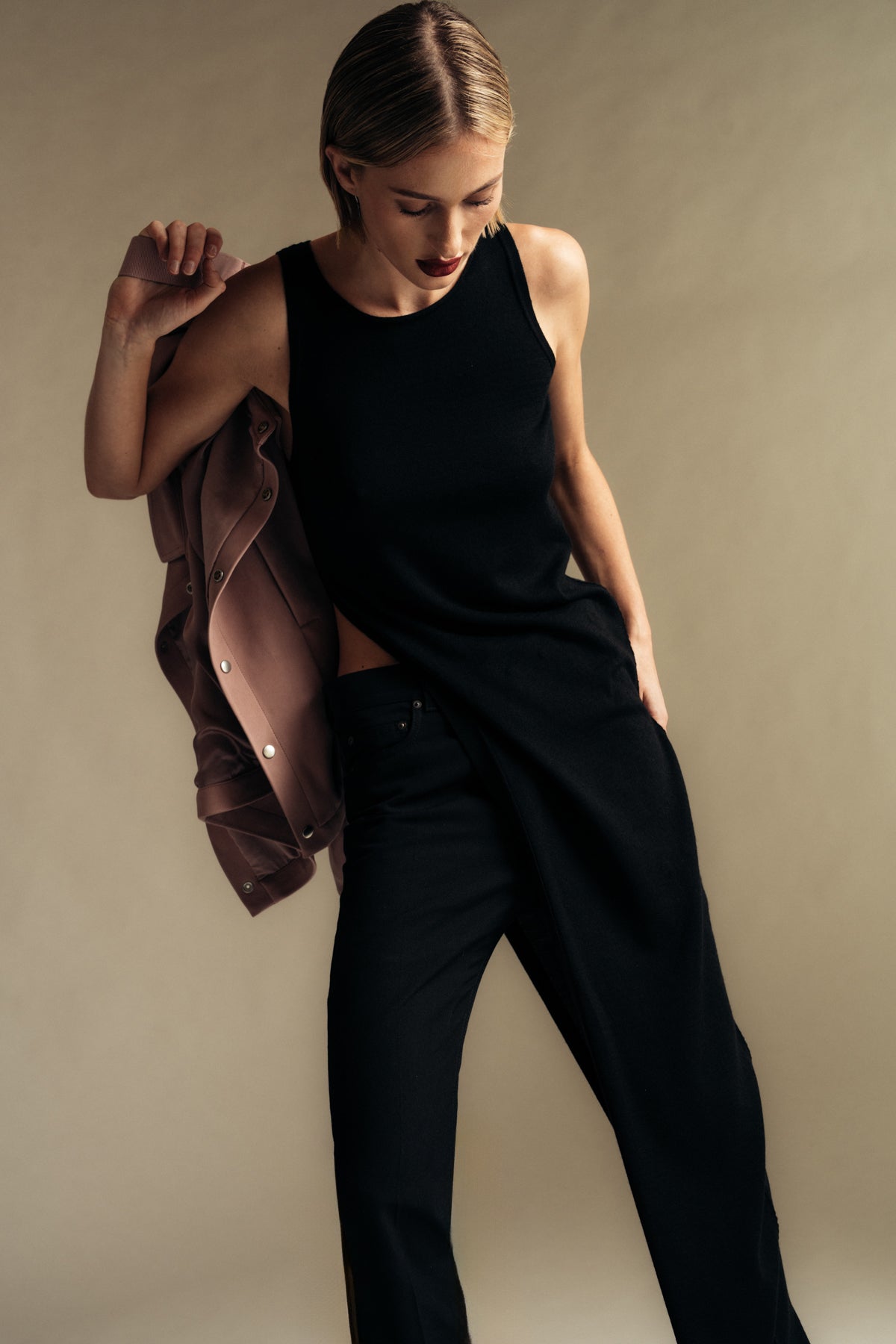 トップス Rick Owens / Sleeveless Long Cutsew RICK OWENS | SL EASY LONG TOP