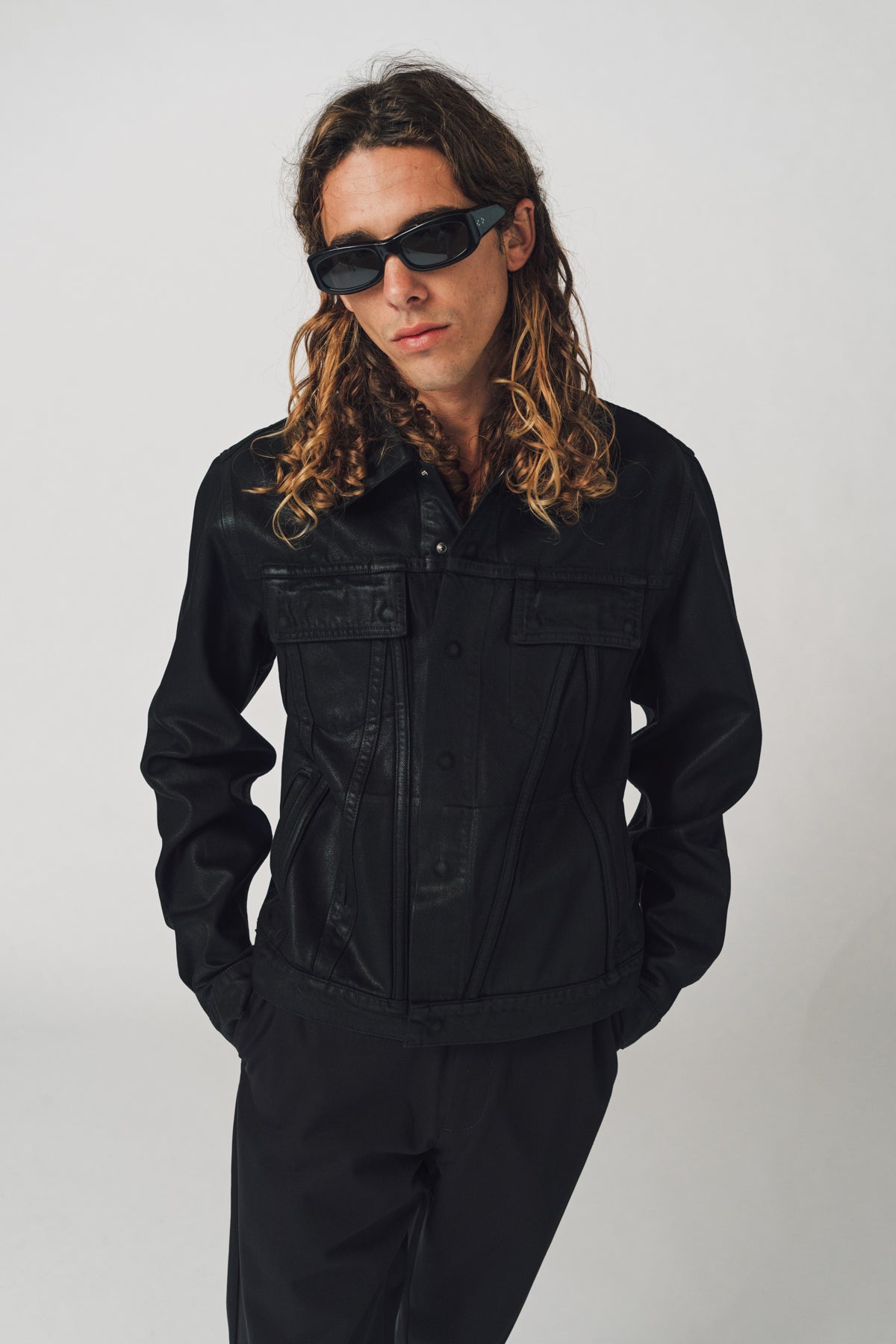 AMIRI | WAX MA TRUCKER JACKET - MAXFIELD LA