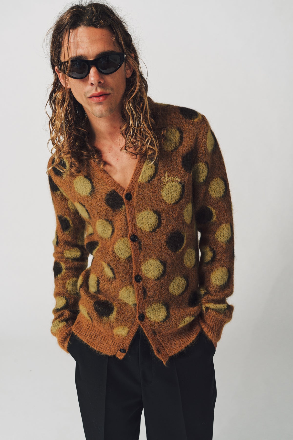 AMIRI | POLKADOT CARDIGAN - MAXFIELD LA